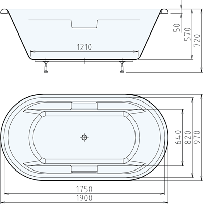 Polysan TOSCANA 190x97 vana II.jakost - 23111