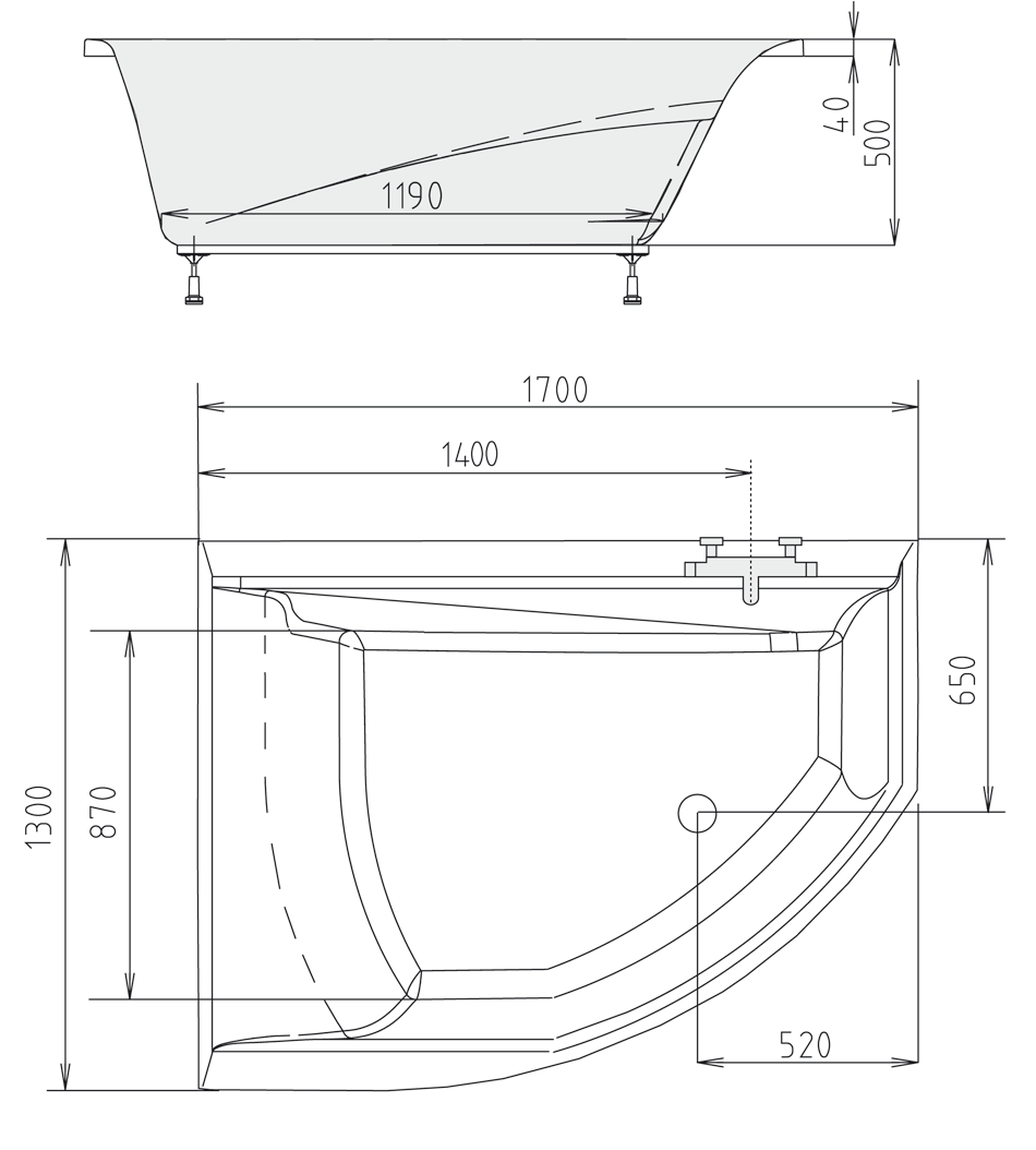 Polysan TANDEM L 170 x 130 cm II. jakost - 96611