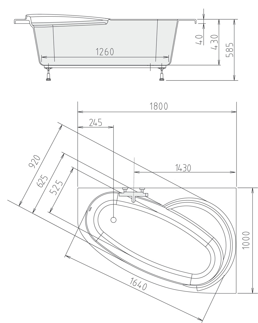 Polysan NAOS  R 180 x 100 cm II. jakost - 47111