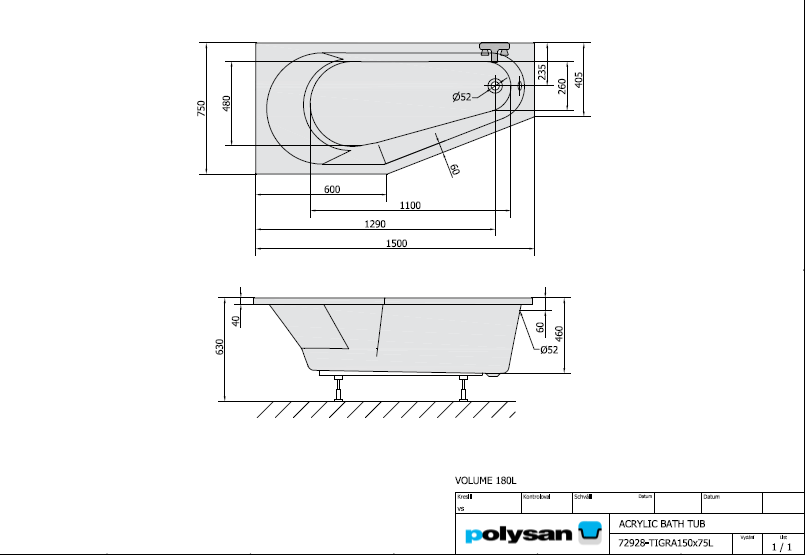 Polysan TIGRA L 150 x 75 cm, II.jakost - 72928