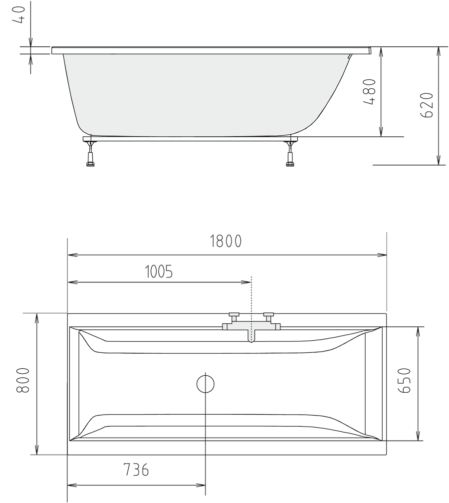 Polysan CLEO 180x90 vana, II.jakost - 13111