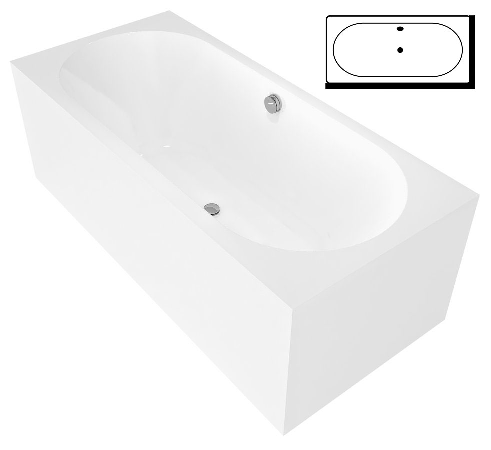 Polysan VIVA BL MONOLITH 180x75 vana - 71968ML