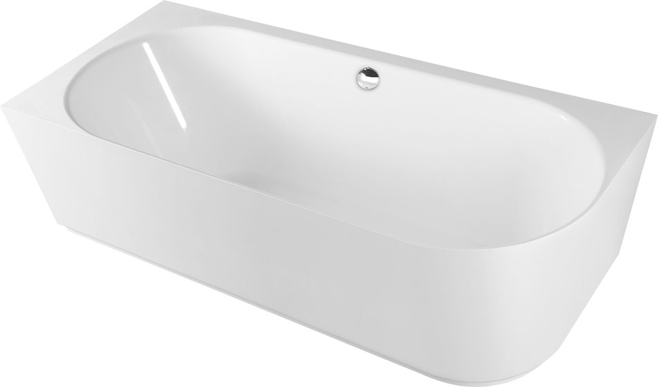 Polysan SUSSI L 160x70 volně stojící vana, černá - 80219L