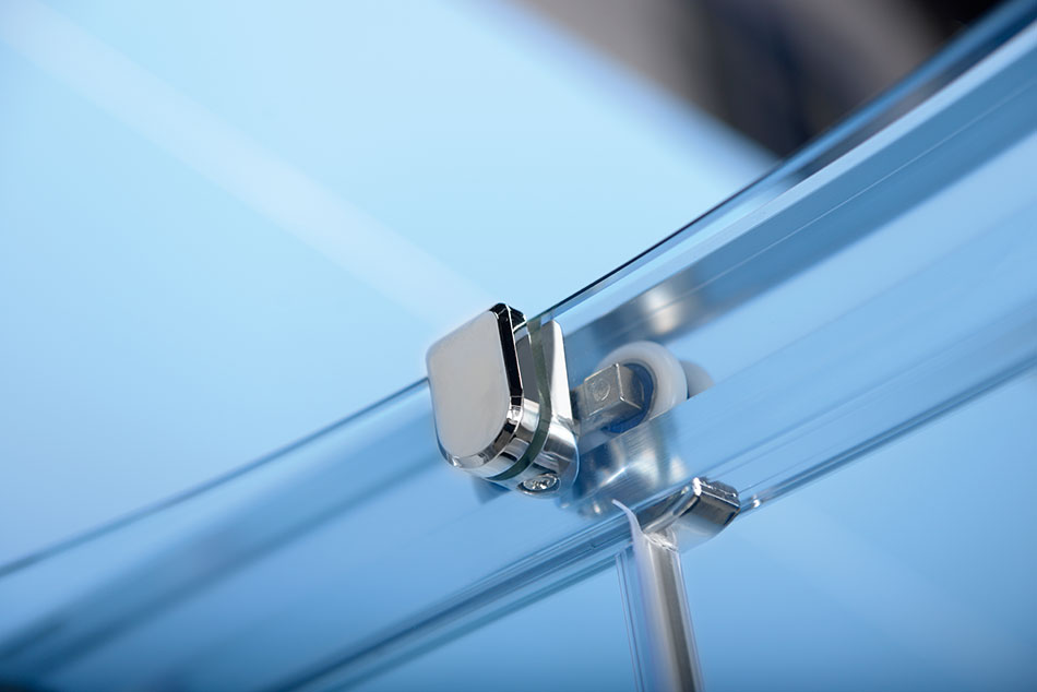 Polysan EASY LINE 1100x800, čtvrtkruhová sprchová zástěna R55 - EL2415