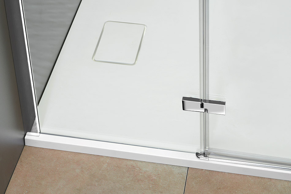 Polysan FORTIS LINE 1000mm, dveře s pevnou stěnou, otočné, levé - FL1410L