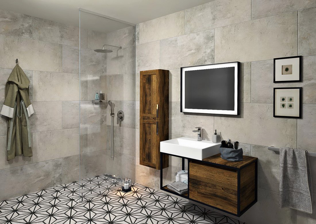 Polysan ARCHITEX LINE kalené sklo, L 700 - 999 mm, H 1800-2600 mm, čiré - AL7010