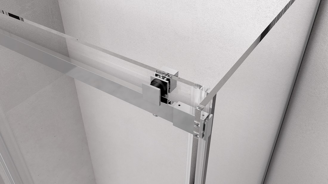 Polysan THRON LINE boční stěna 800 mm, čiré sklo - TL3080