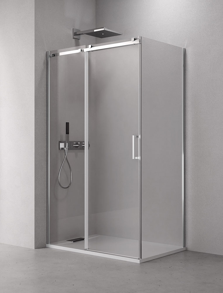 Polysan THRON LINE boční stěna 800 mm, čiré sklo - TL3080