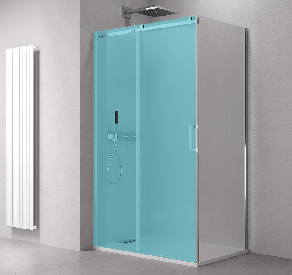 Polysan THRON LINE boční stěna 900 mm, čiré sklo - TL3090