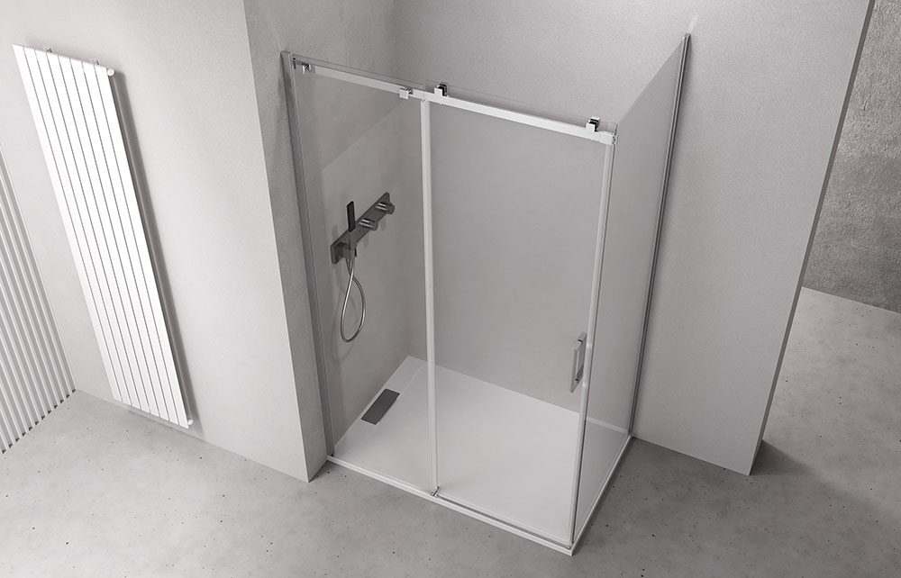 Polysan THRON LINE boční stěna 900 mm, čiré sklo - TL3090