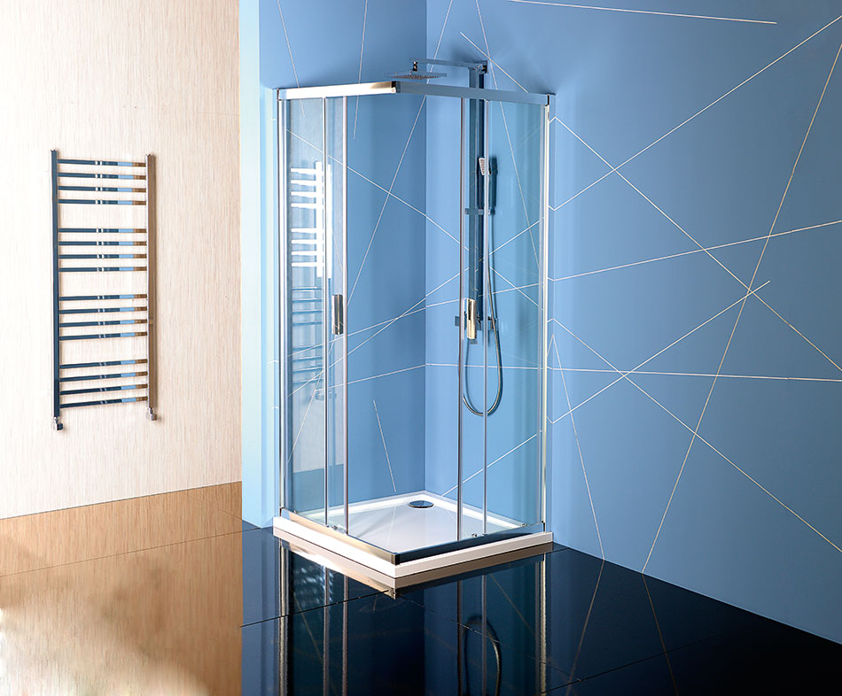 Polysan EASY LINE 900x800, čtvercová sprchová zástěna - EL5315
