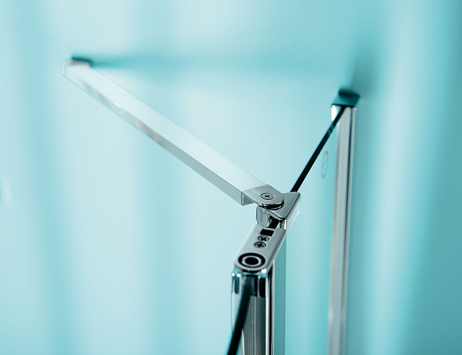 Polysan ZOOM LINE 1000x1000, čtvercová sprchová zástěna - ZL5416