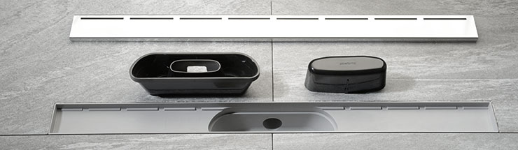 Polysan TILE 920 mm, kanálek s nerezovým roštem pro dlažbu - 72839