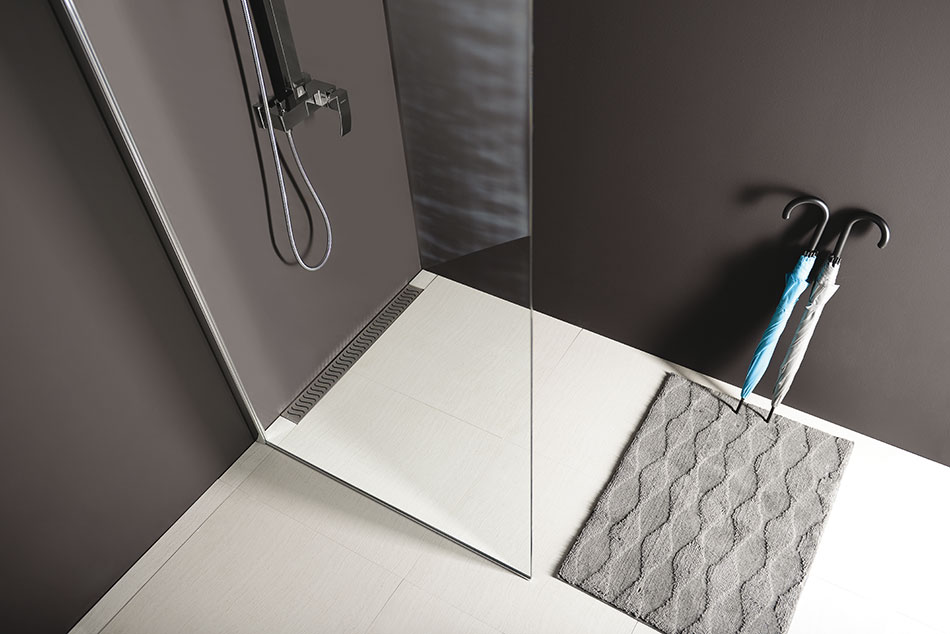 Polysan MODULAR SHOWER 1100 jednodílná pevná zástěna k instalaci na zeď -MS1-110