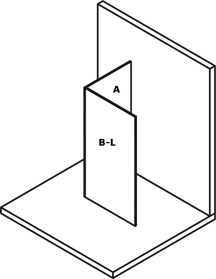 Polysan MODULAR SHOWER 1100 stěna k instalaci na zeď - MS2A-110