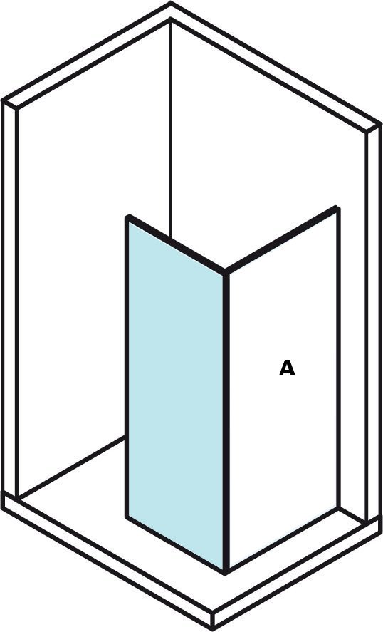 Polysan MODULAR SHOWER 1200 stěna k instalaci na zeď - MS3A-120