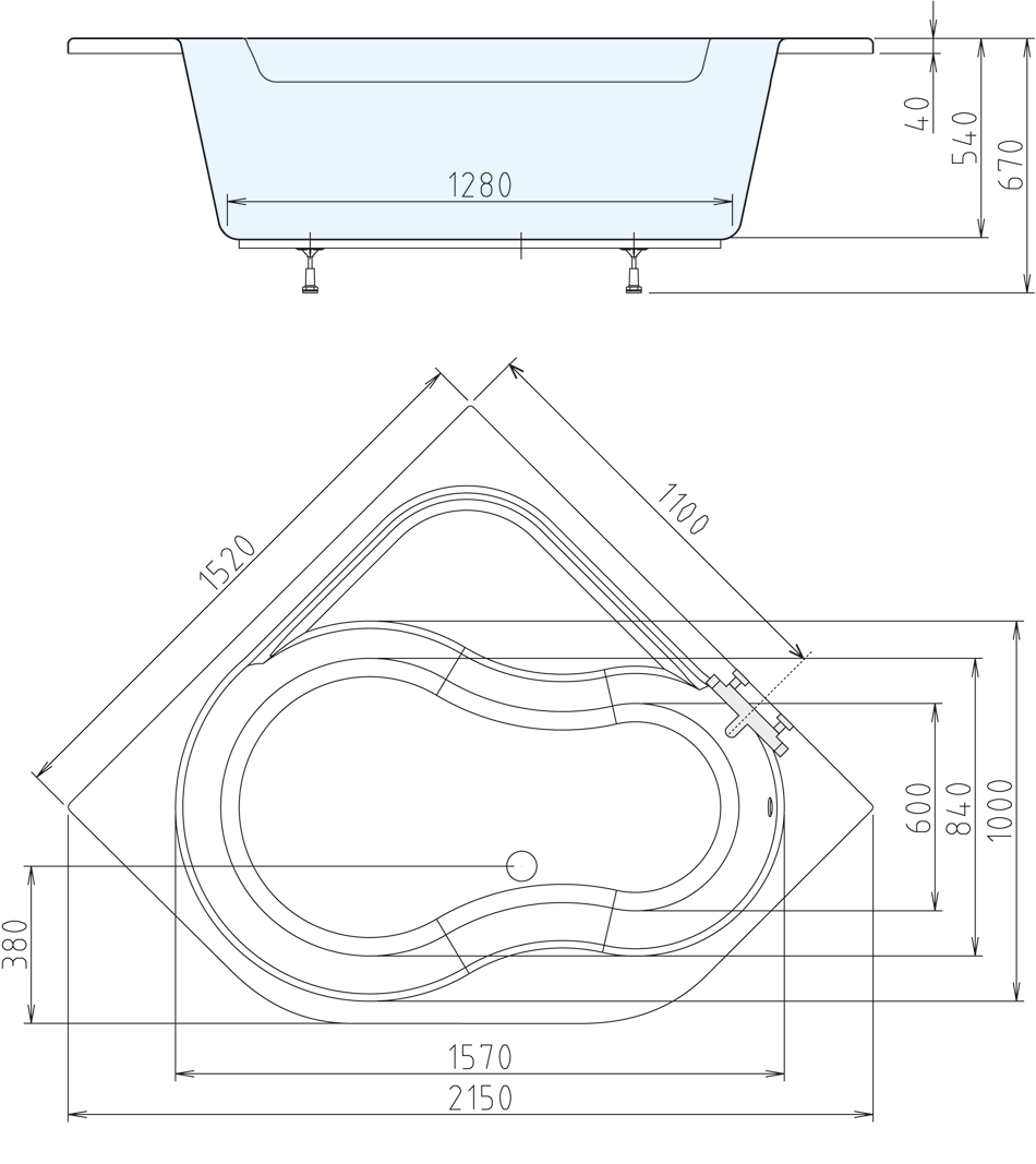 Polysan EDERA 152x152 vana - 91111