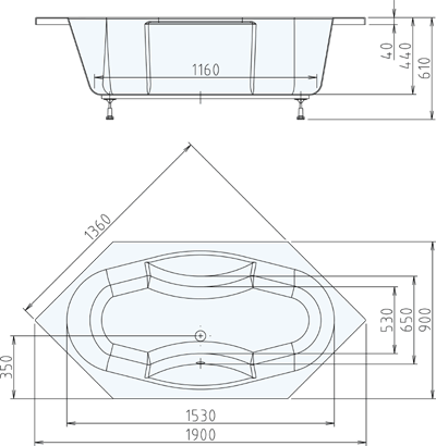 Polysan TOKATA 136x136 vana - 17111