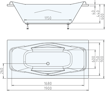 Polysan GARDA 190x90 vana - 14111