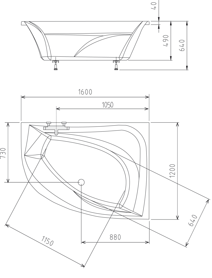 Polysan TANYA R 160 x 120 cm - 66119
