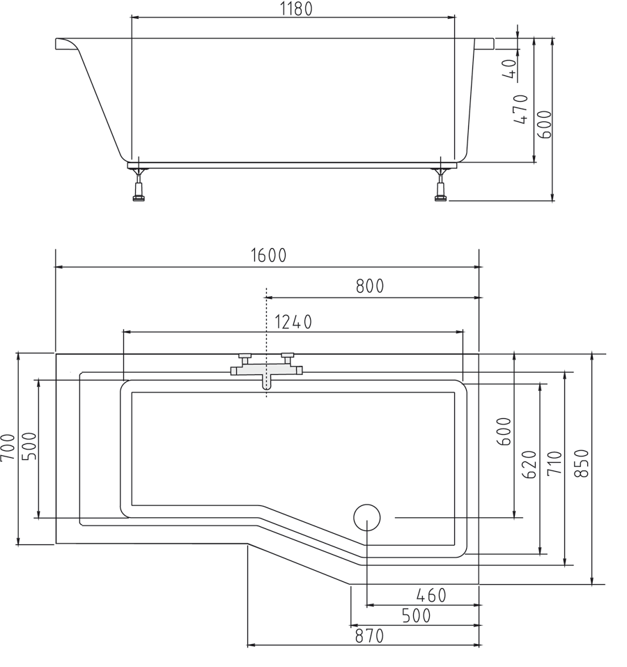 Polysan VERSYS R 160 x 85 cm - 15611