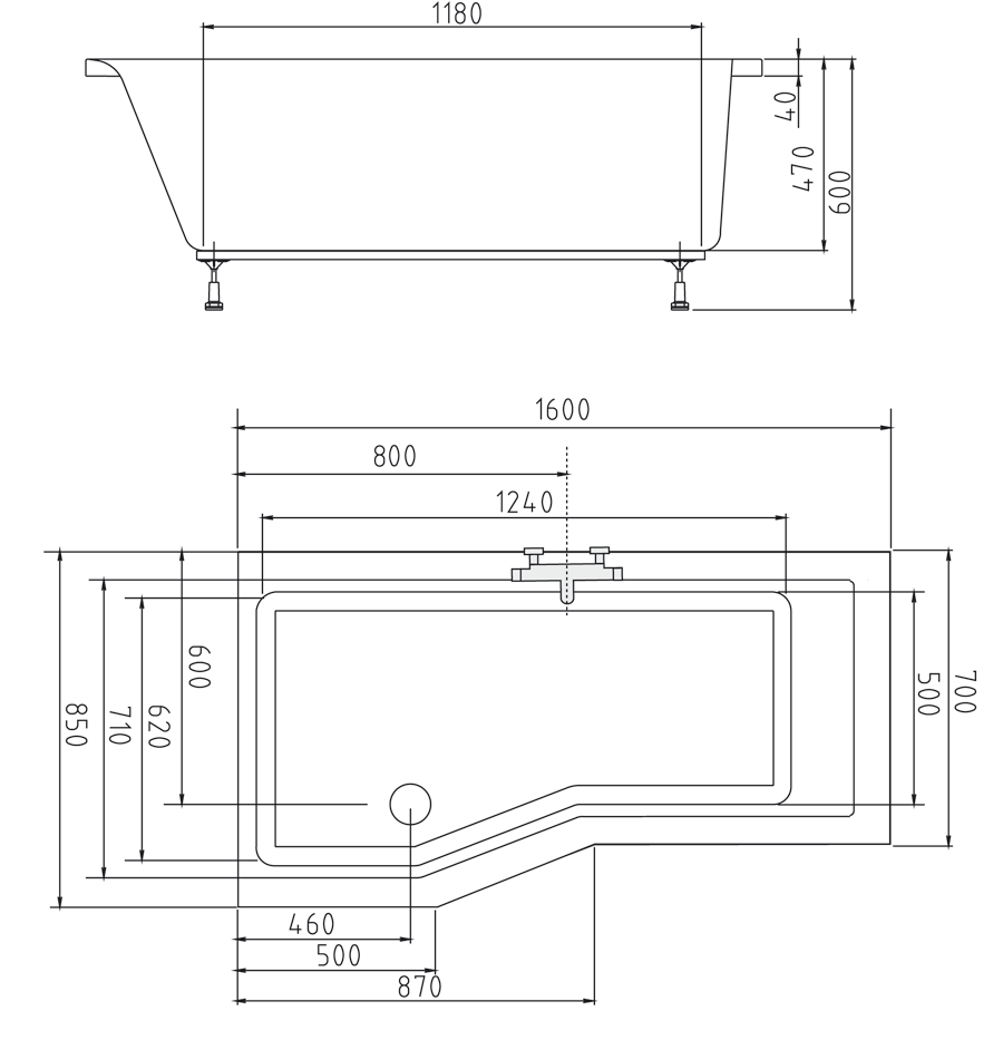 Polysan VERSYS L 160 x 85 cm - 14611