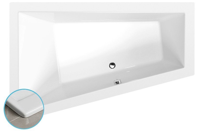 Polysan TRIANGL L slim 180 x 120 cm - 19611S