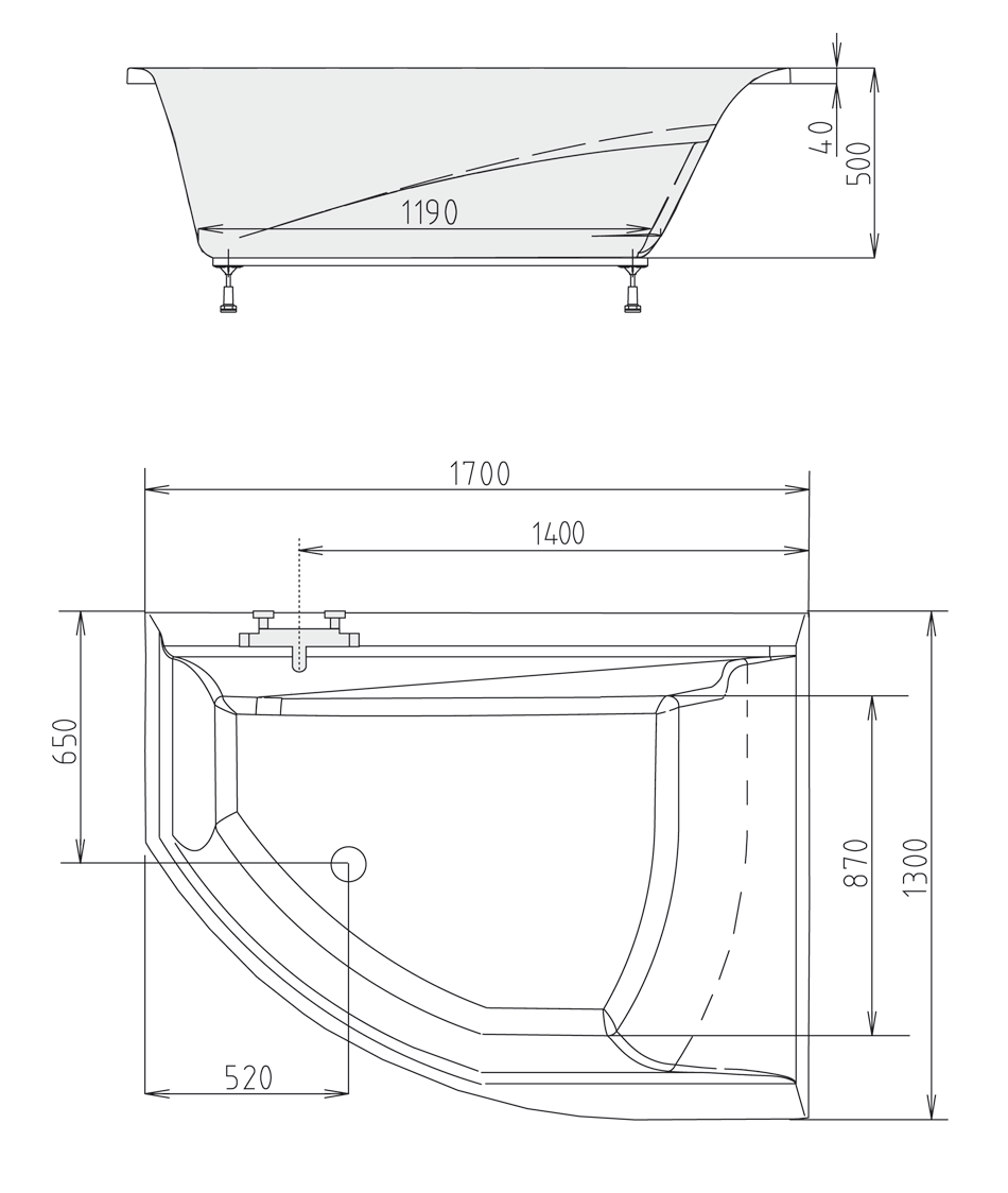 Polysan TANDEM R 170 x 130 cm - 97611