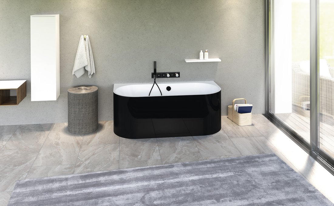 Polysan ASTRA DL 160 x 75 cm černá- 33611MDLB