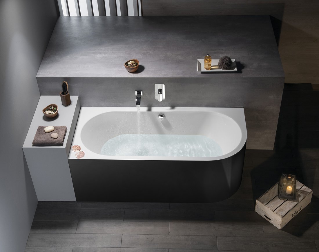 Polysan VIVA L MONOLITH 180 x 75 cm černá -  72099MB