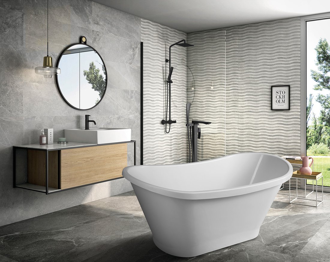 Polysan OXFORD 160,7x65,3x65 cm volně stojící vana - 94151