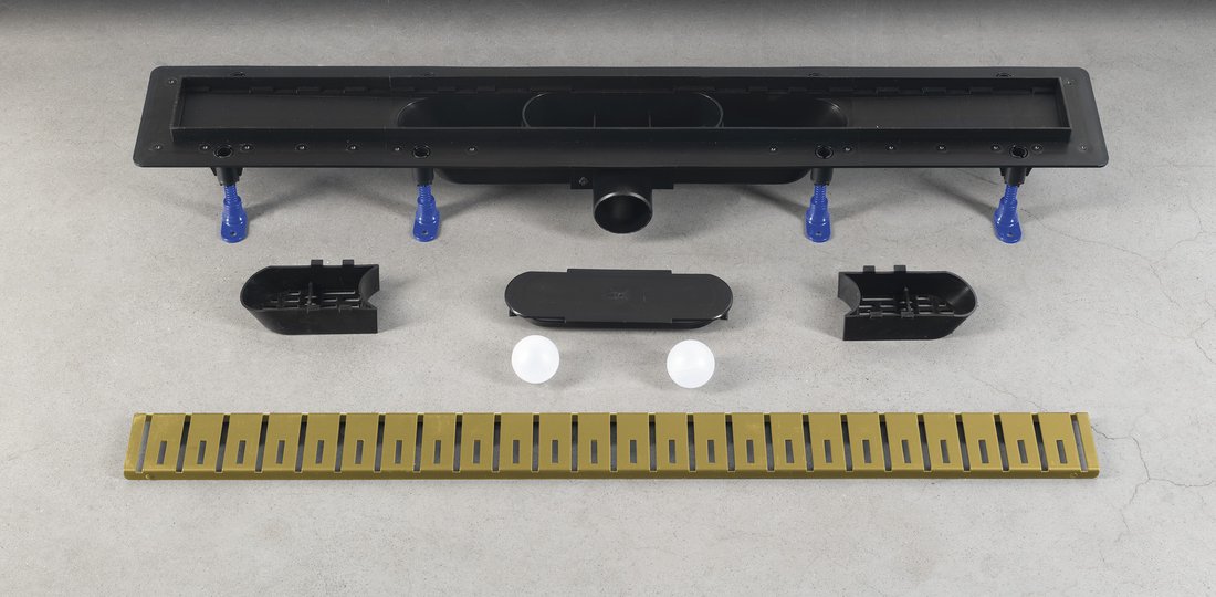 Polysan KLAVER GOLD 910 mm, kanálek s nerezovým roštem - 73741GB