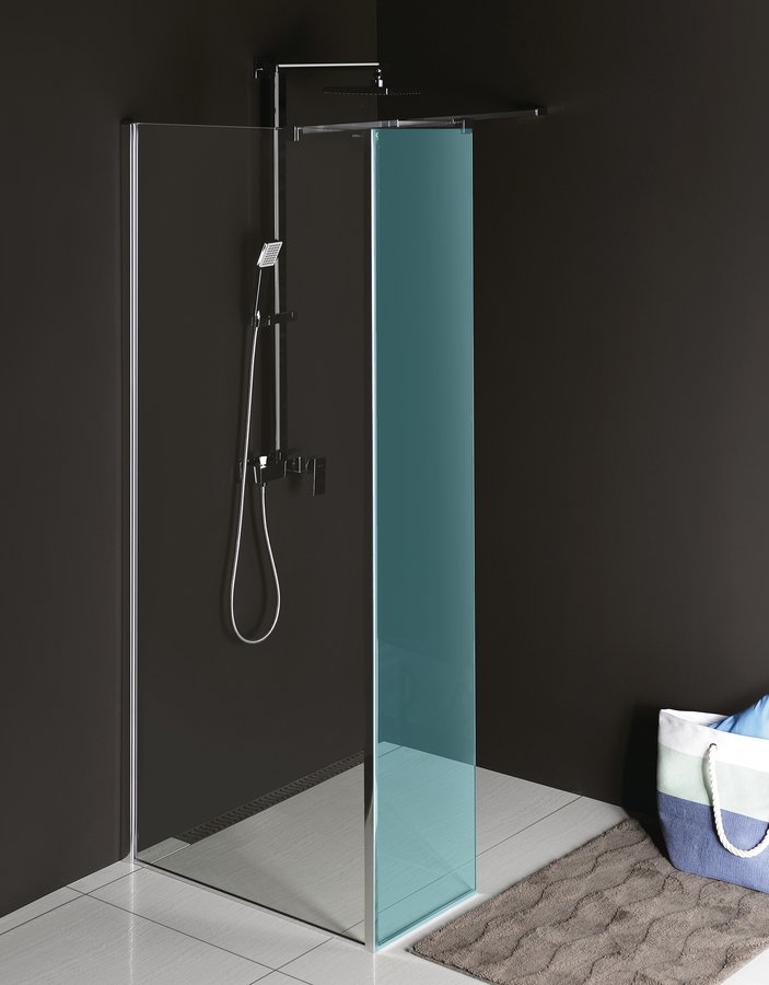 Polysan MODULAR SHOWER stěna k instalaci na zeď, pro připojení pevného panelu - MS2A-ATYP90