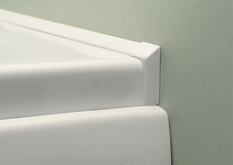 Vanová lišta Polysan 2x1950mm, 2xroh, 2xukončení - 91020