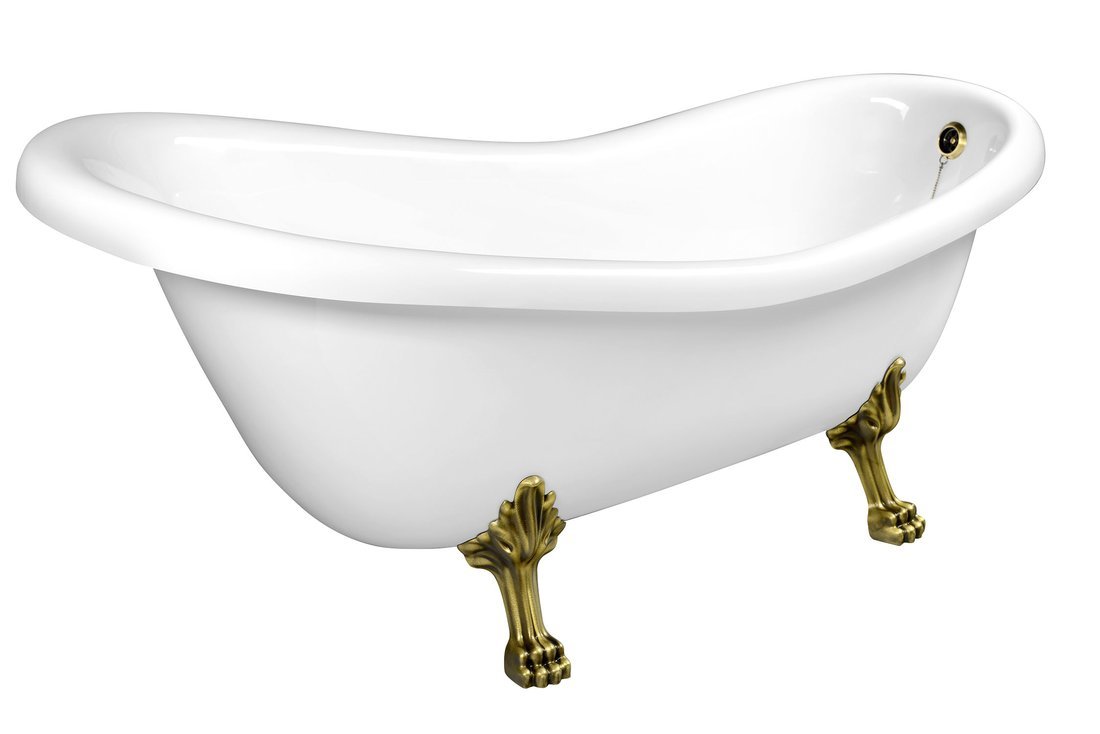  Polysan RETRO 160x80 volně stojící vana - 37132