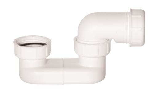 Odpadní sifon pro vanové výpusti s převlečnou matkou