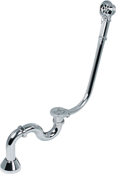 Polysan RETRO vanová souprava vnější instalace vč.sifonu, chrom - 71689