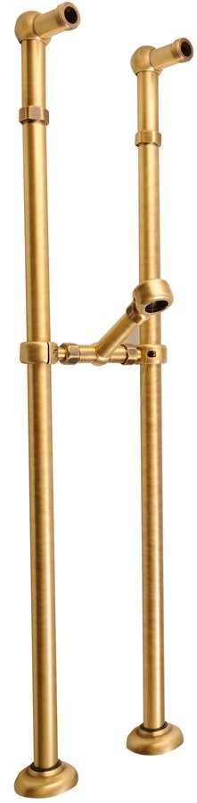 ANTEA připojení pro instalaci vanové baterie do podlahy (pár), bronz - 9846