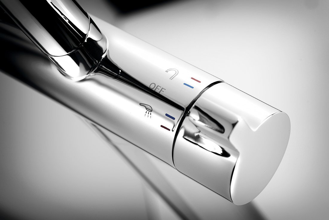 RHAPSODY vanová baterie s připojeními do podlahy, chrom - R5018