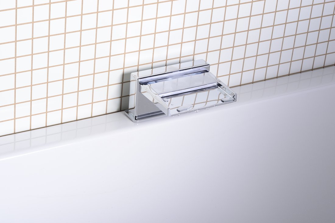 Výtoková hubice otevřená na okraj vany 145mm, chrom - 5107