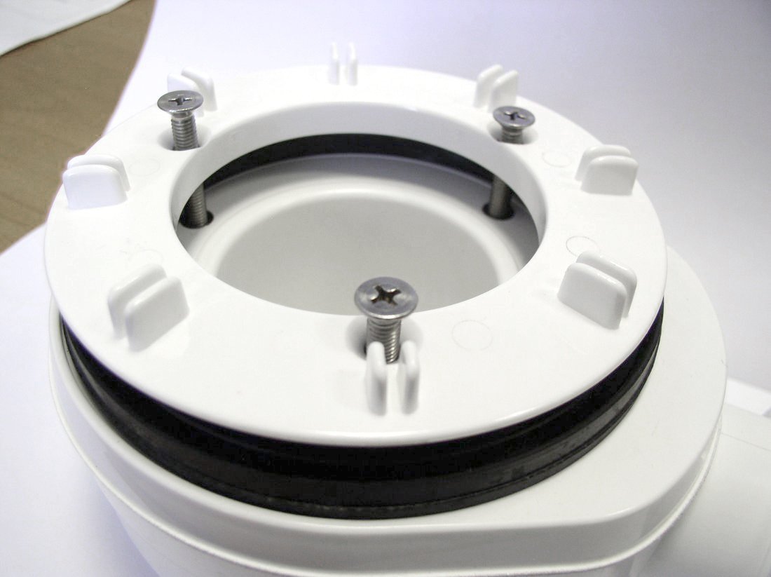 Vaničkový sifon, průměr otvoru 90 mm, DN40, nízký, krytka bílá mat