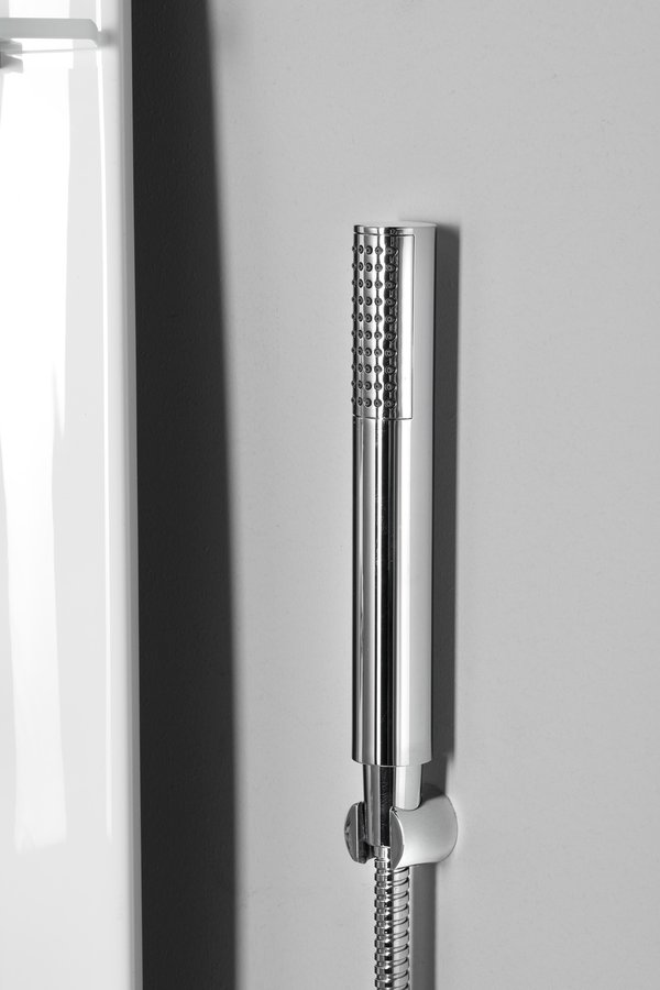 Polysan LUK 250 mm, sprchový panel s termostatickou baterií, rohový - 80325