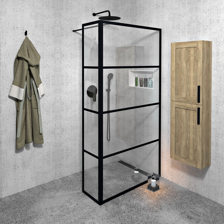 INSERTA zapuštěná police do obkladu, 510x270 mm, litý mramor, bílá