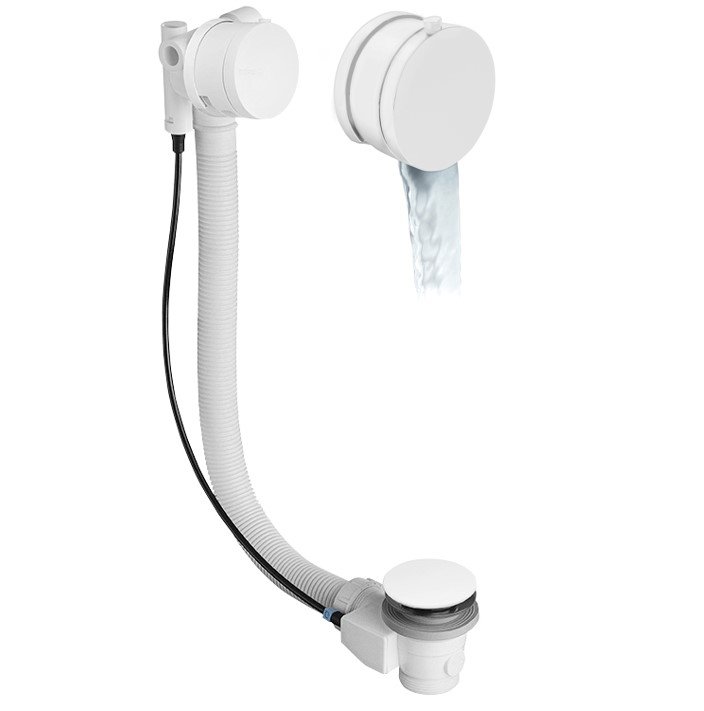 Polysan vanová souprava s napouštěním 775mm, bílá - 71685W