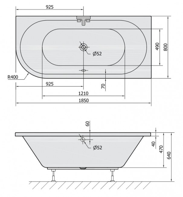 Polysan VIVA O 185x80 vana - 72179