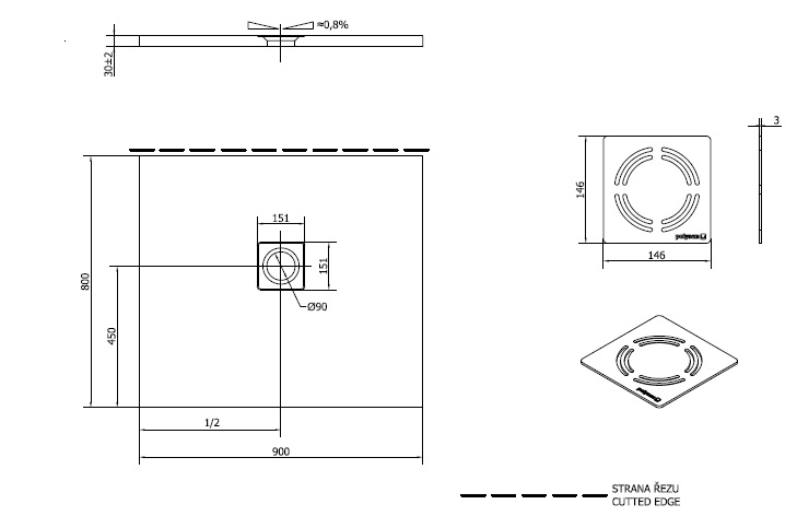 Polysan FLEXIA 90x80 - 72927