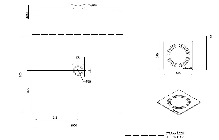 Polysan FLEXIA 100x90 - 72925