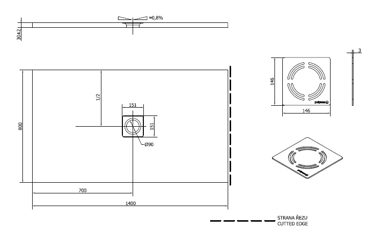 Polysan FLEXIA 140x80 - 72900