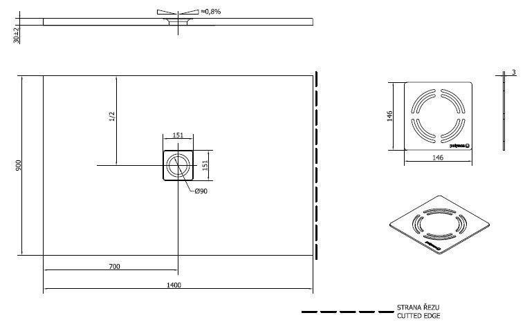 Polysan FLEXIA 140x90 - 72897
