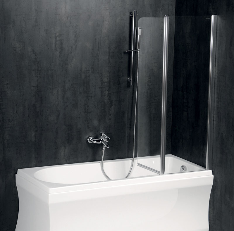 Polysan PALOMA BS-120 zástěna s otočným profilem a pevnou stěnou - BS-120